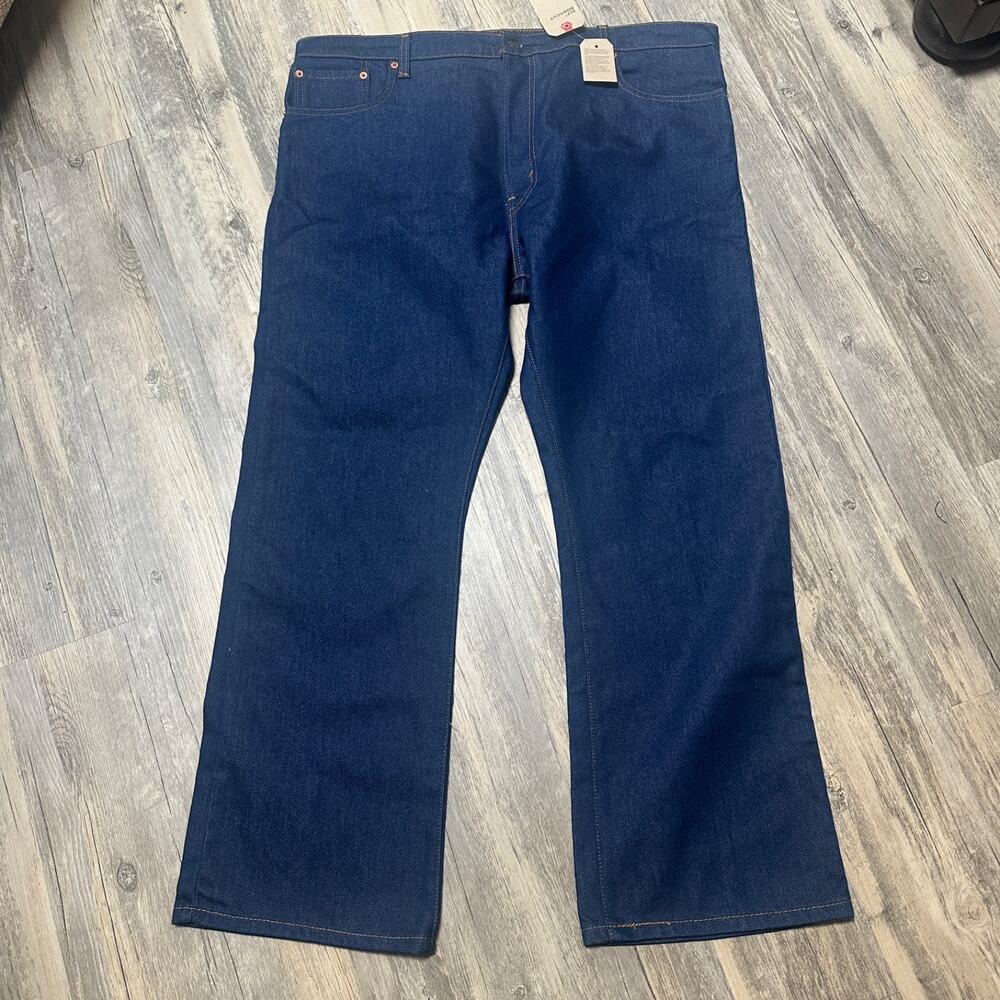 Levis 517 Bootcut Jeans Men Size 42x30 Dark Blue Wash Western NWT